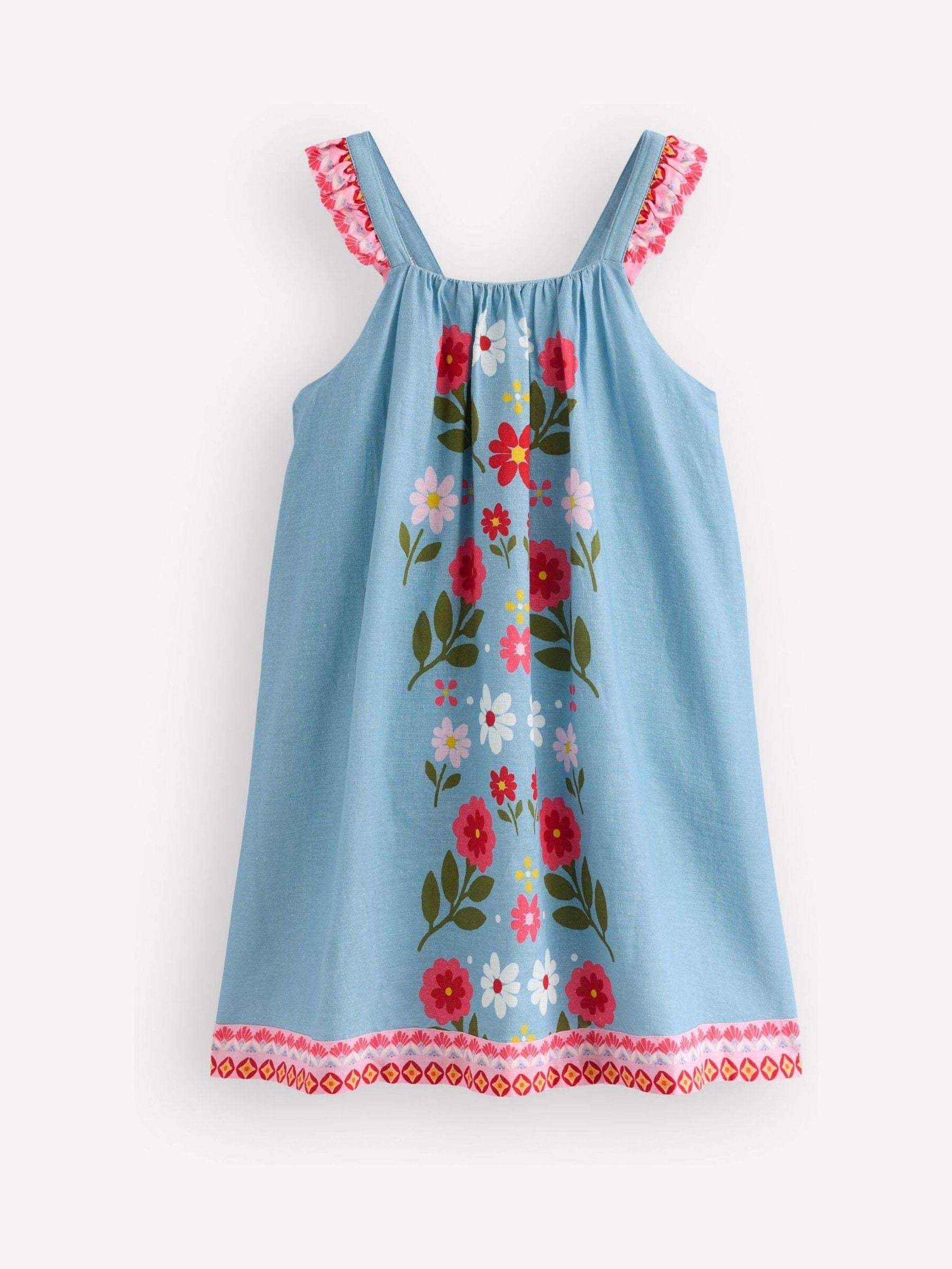 Boden Blue Ruffle Strap Sundress image 2