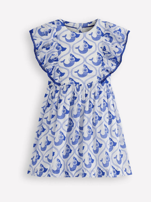 Dsiney Kidz - Boden Blue Pretty Woven Dress image 1