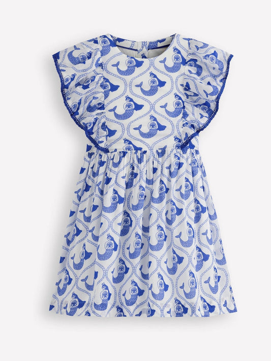 Boden Blue Pretty Woven Dress image 1