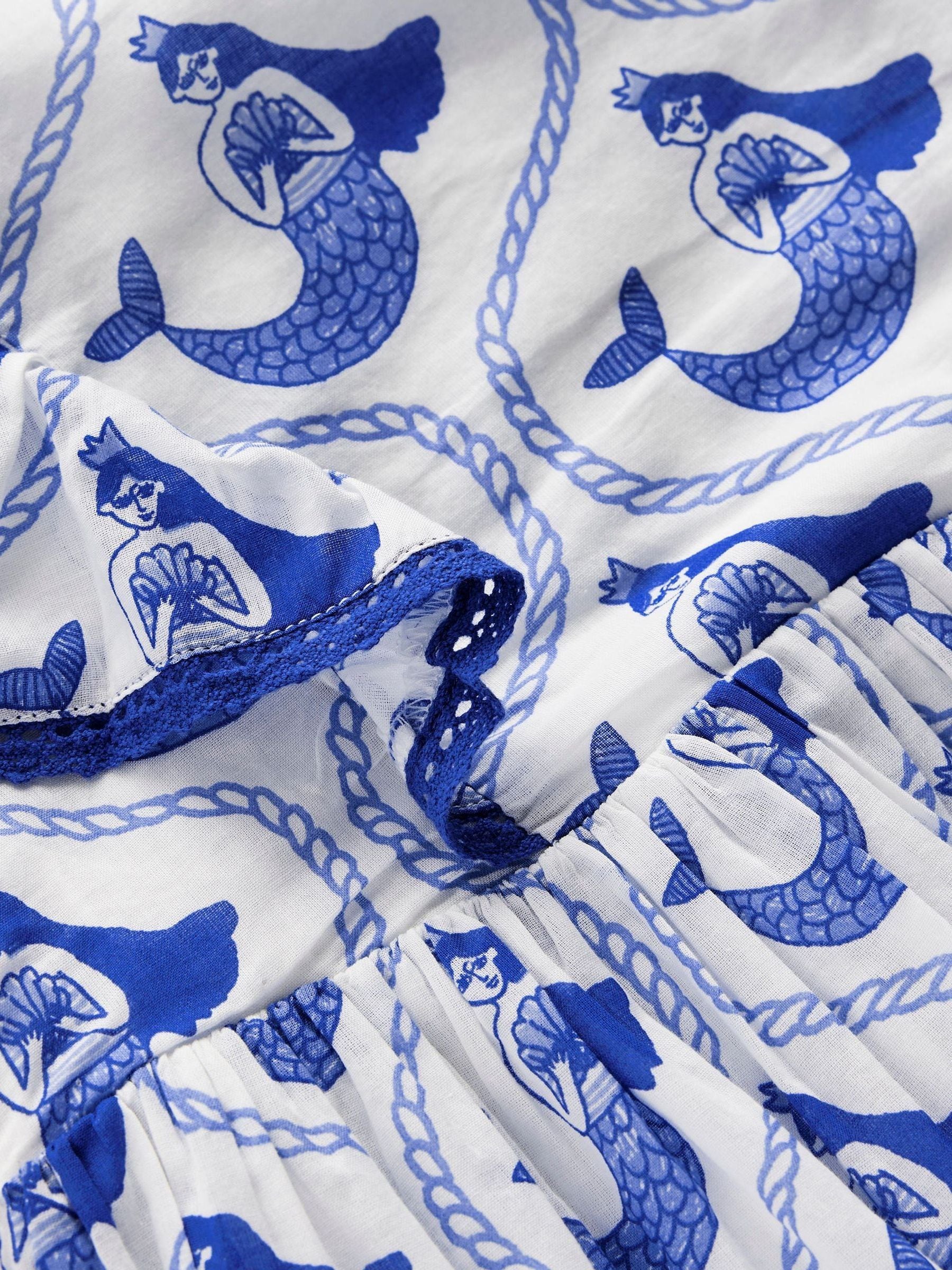Boden Blue Pretty Woven Dress image 3
