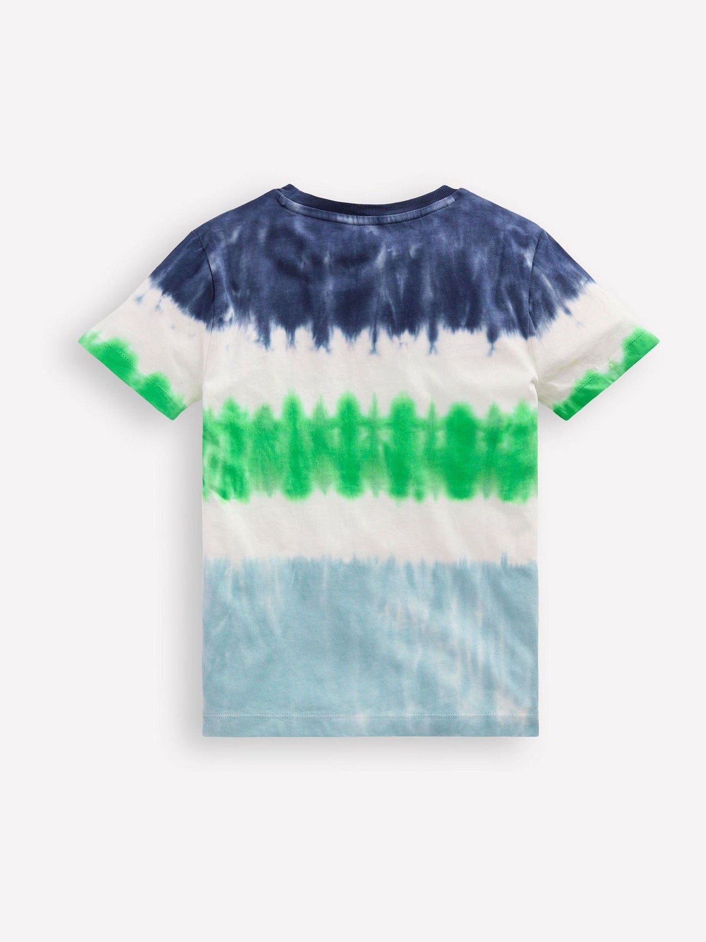 Boden Blue Multi Stripe Tie Dye T-Shirt image 2