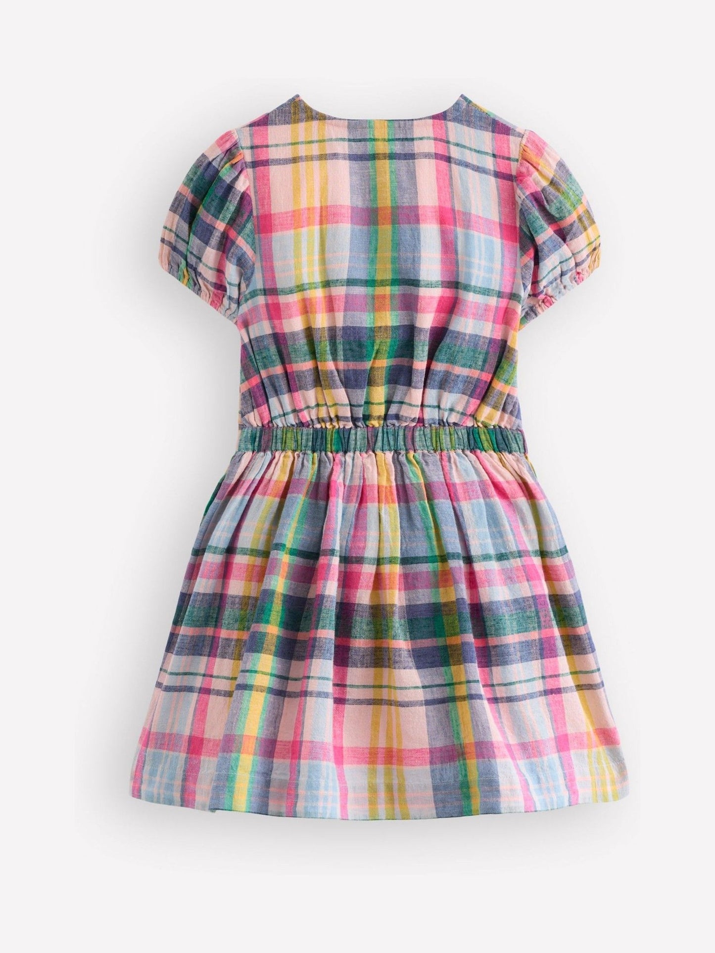 Boden Blue Tie Front Woven Dress image 2