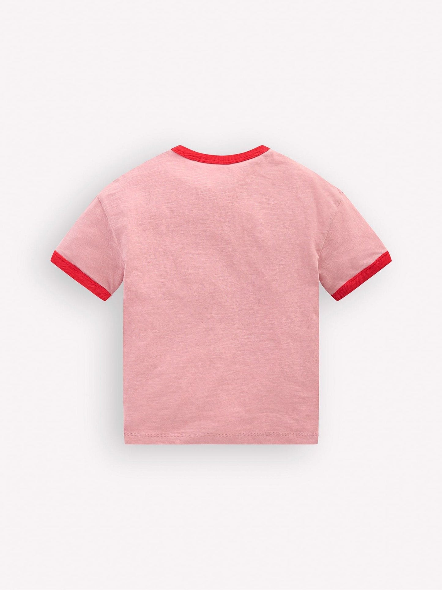 Boden Pink Printed Ringer T-shirt image 2