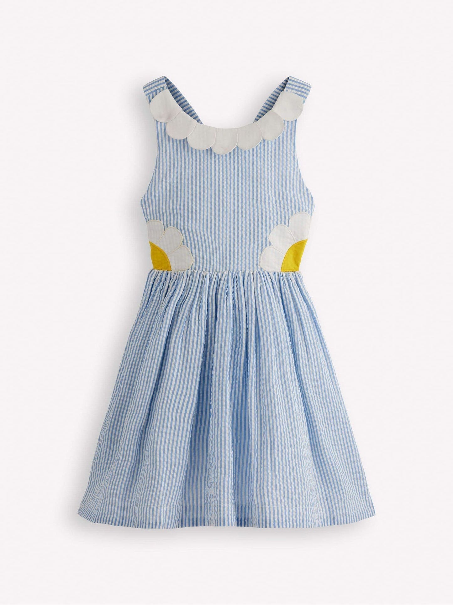 Boden Blue Novelty Cross-Back Dress image 1