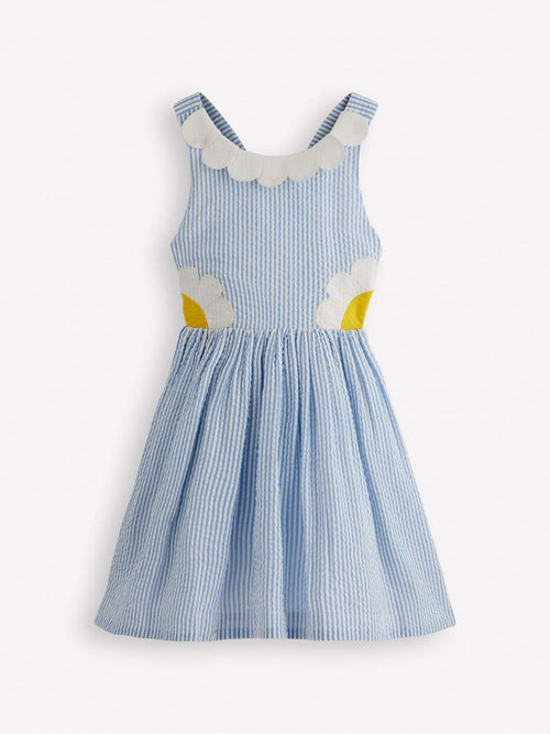 Dsiney Kidz - Boden Blue Novelty Cross-Back Dress image 1