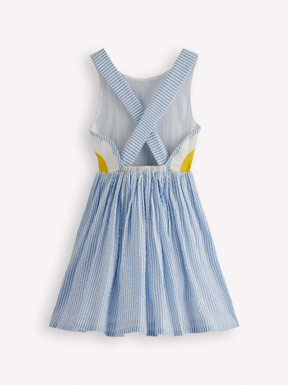 Boden Blue Novelty Cross-Back Dress image 2