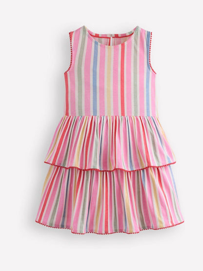 Boden Pink Tiered Jersey Sundress image 1