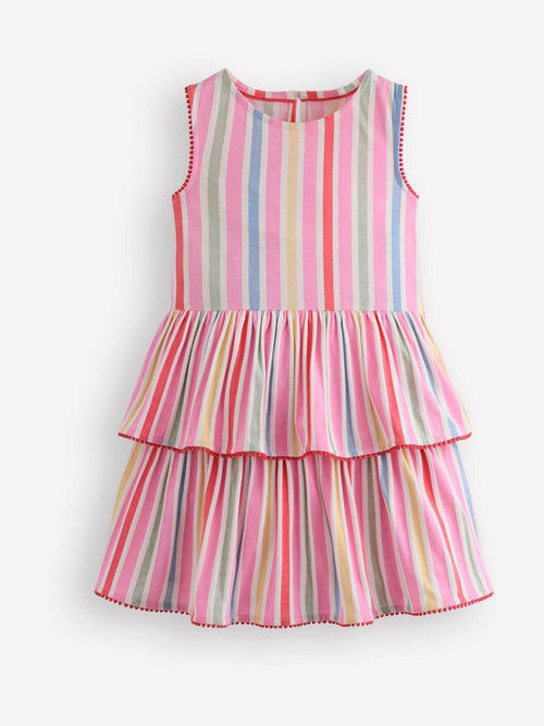 Boden Pink Tiered Jersey Sundress image 1