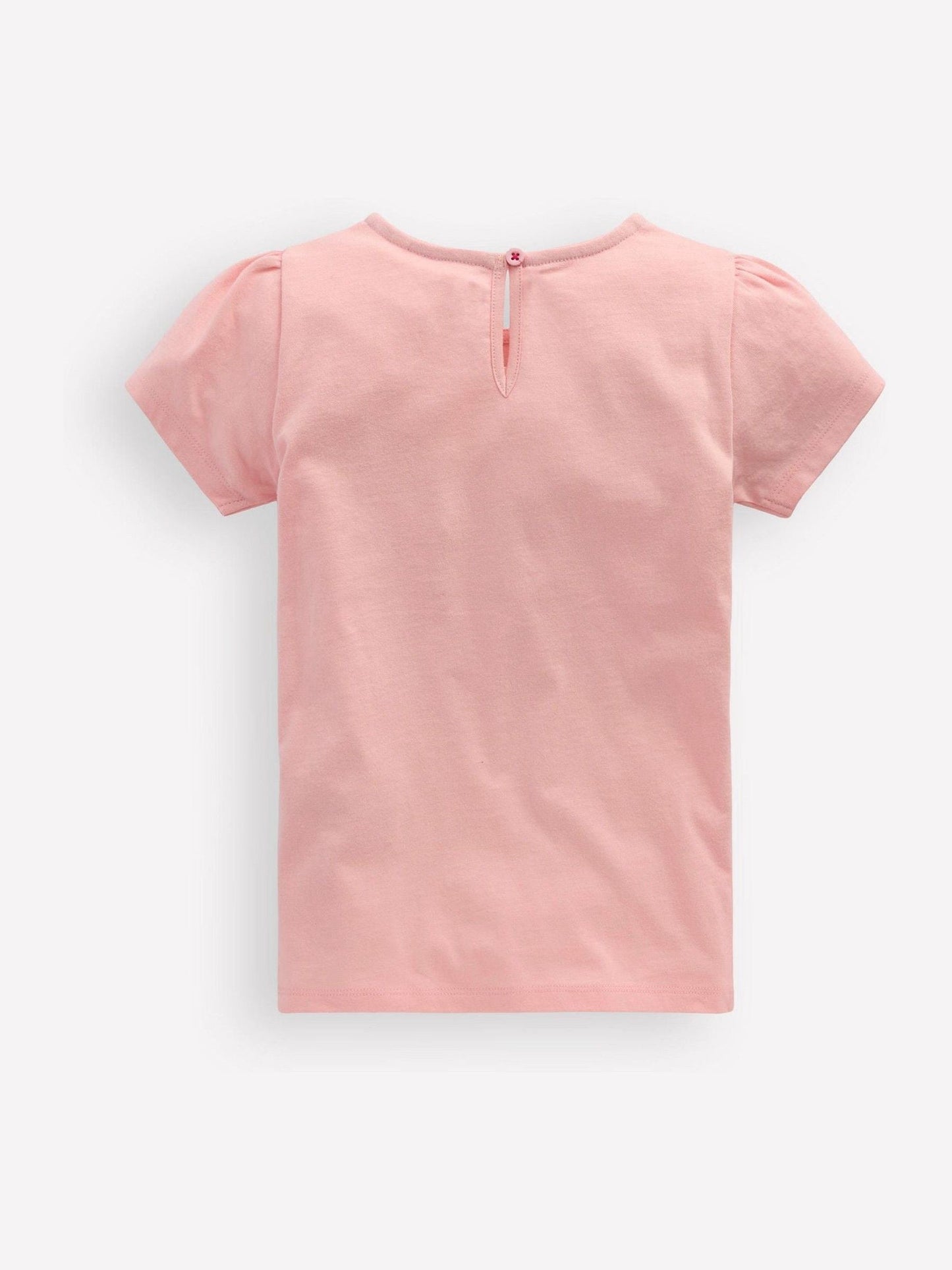 Boden Pink Puff Sleeve Superstitch Top image 2