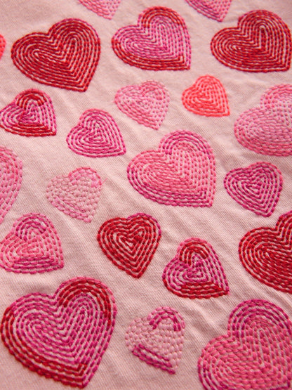 Boden Pink Puff Sleeve Superstitch Top image 3