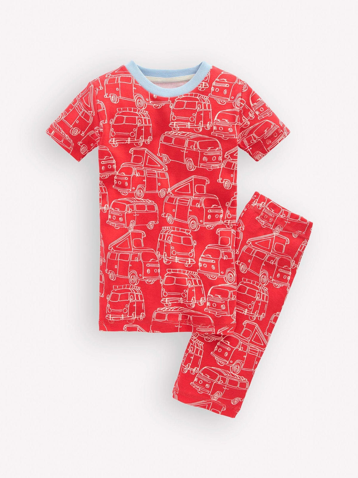 Boden Red Snug Short John Glow Pyjamas - image 1