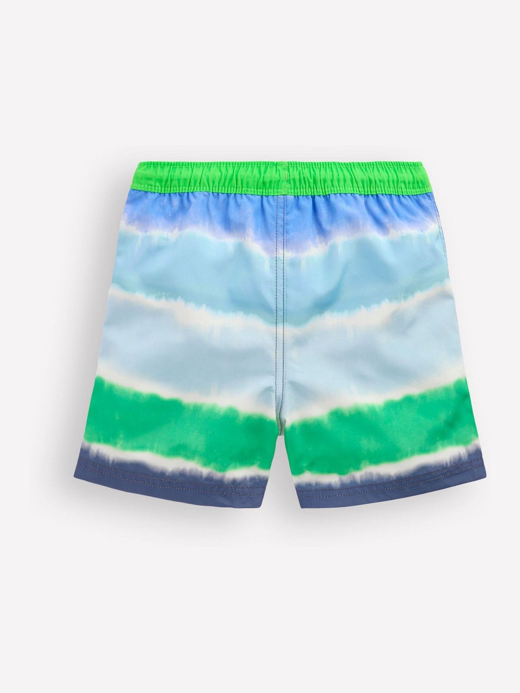 Boden Blue Tie Dye Swim Shorts image 2