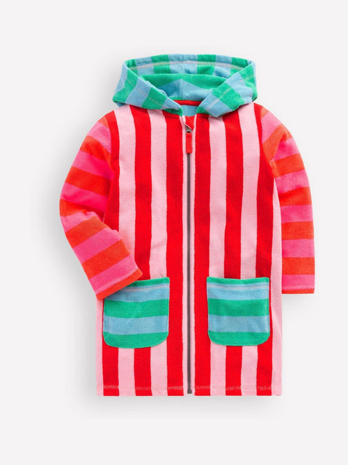 Dsiney Kidz - Boden Red Romie Towelling Zip Throw-on image 1