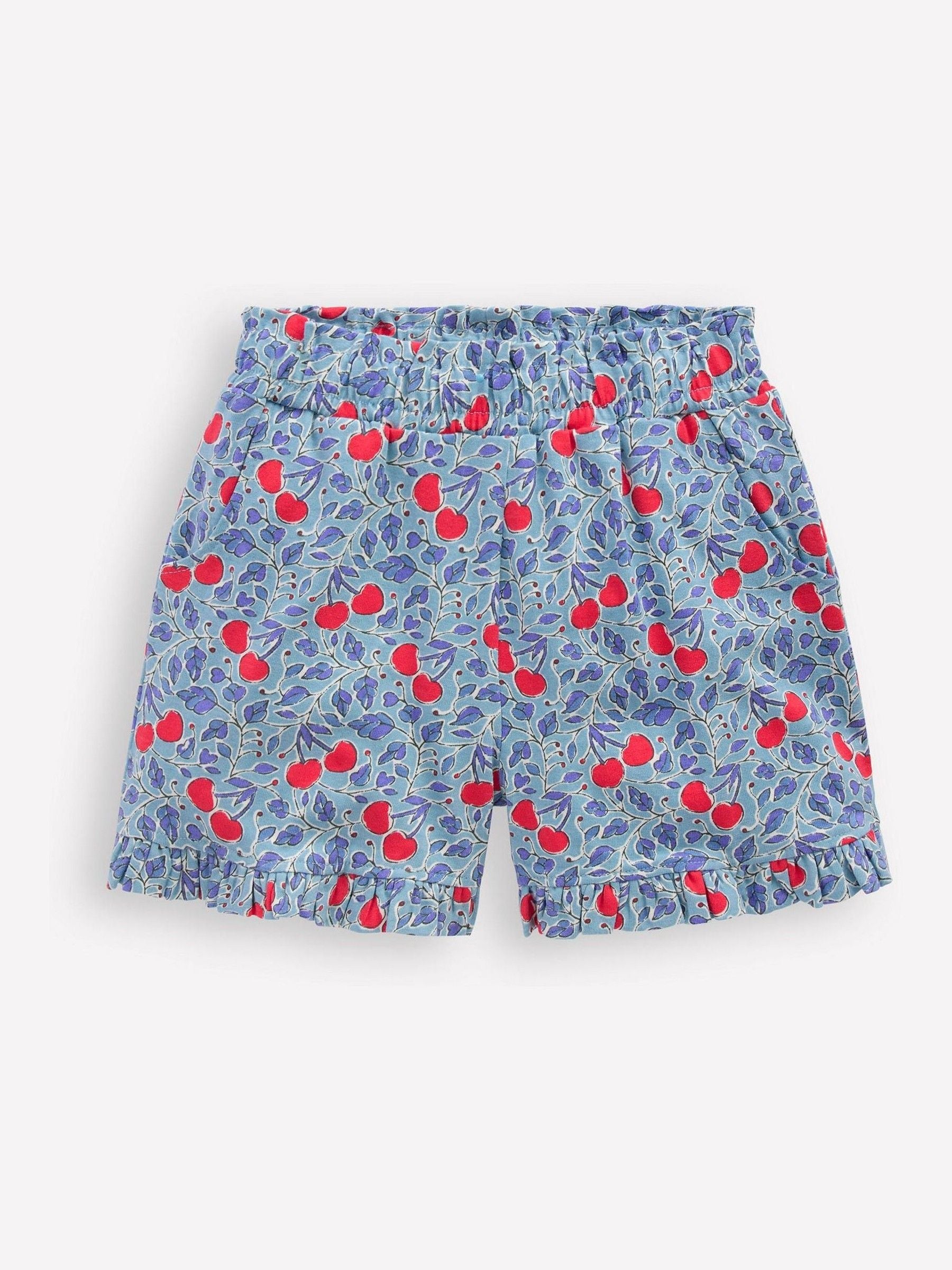 Boden Blue Pretty Jersey Shorts image 1