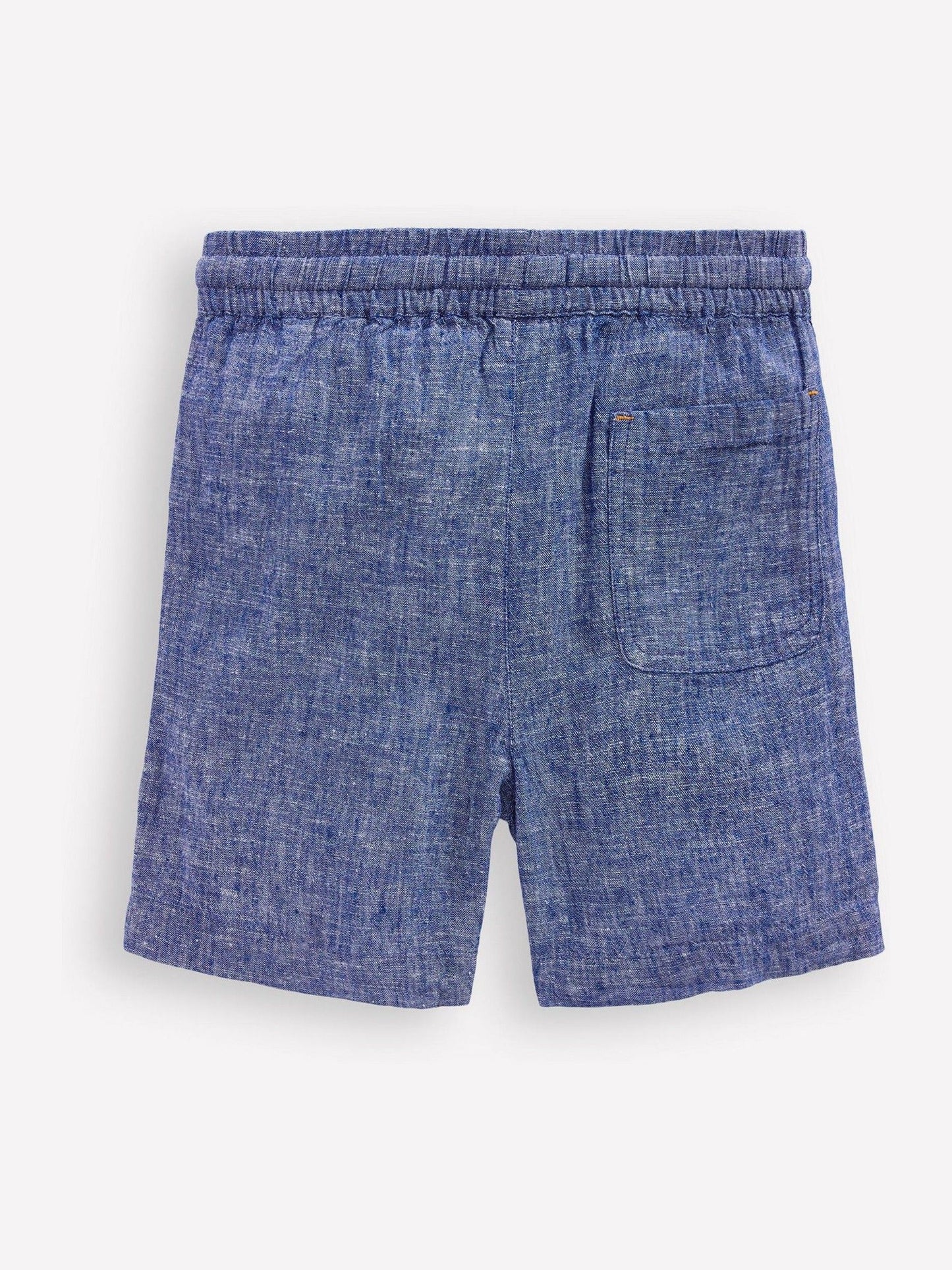 Dsiney Kidz - Boden Blue Cotton Linen Blend Shorts image 2