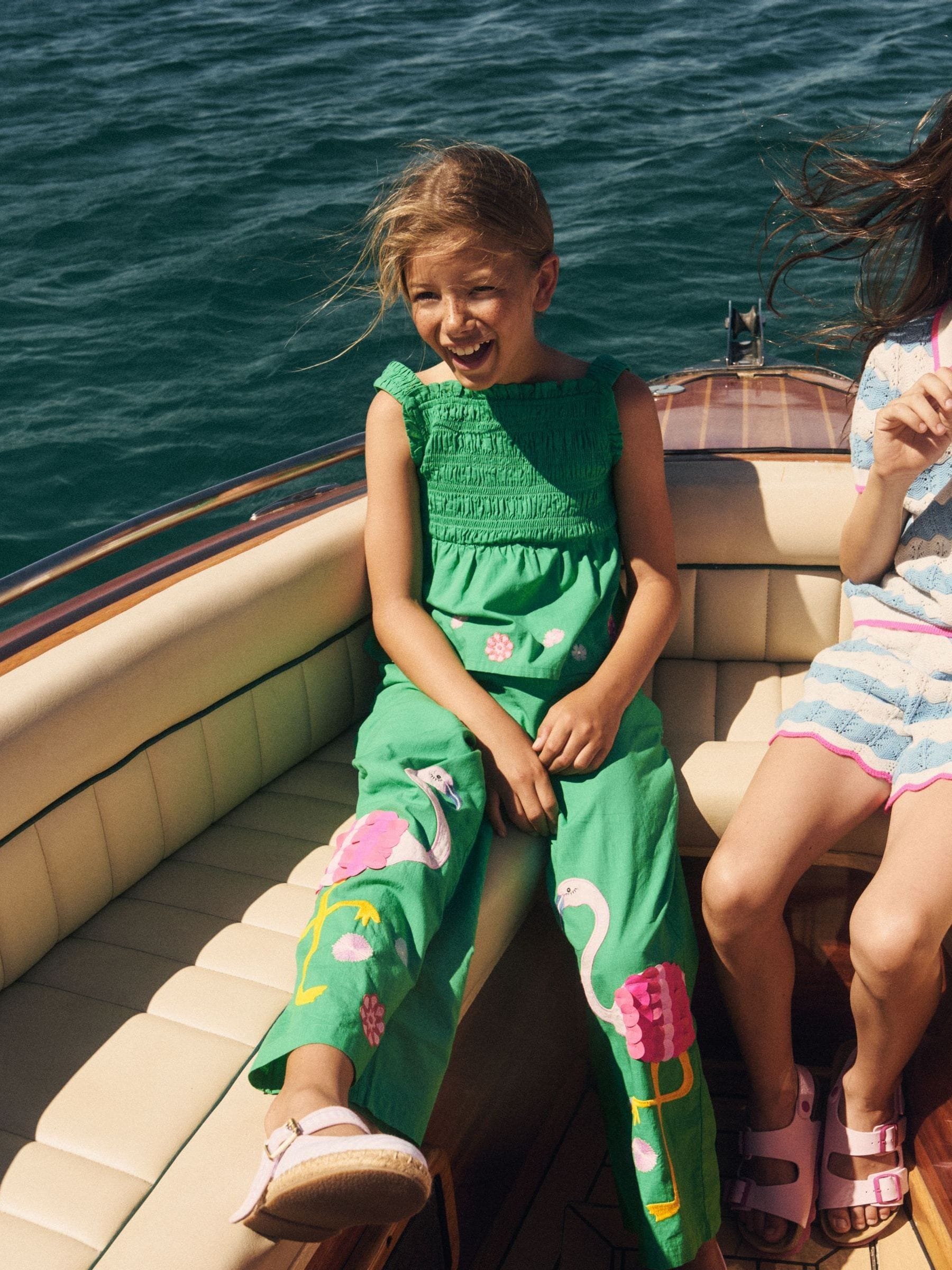 Dsiney Kidz - Boden Green Embellished Strappy Top image 1