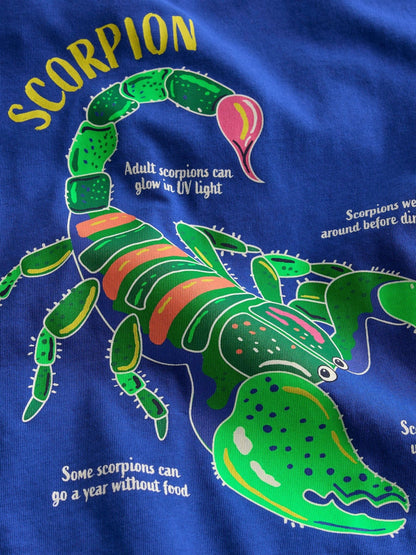 Boden Bright Blue Scorpion Glow-in-the-Dark T-Shirt image 3