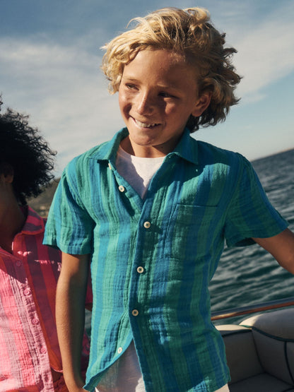 Dsiney Kidz - Boden Green Double Cloth Shirt image 1