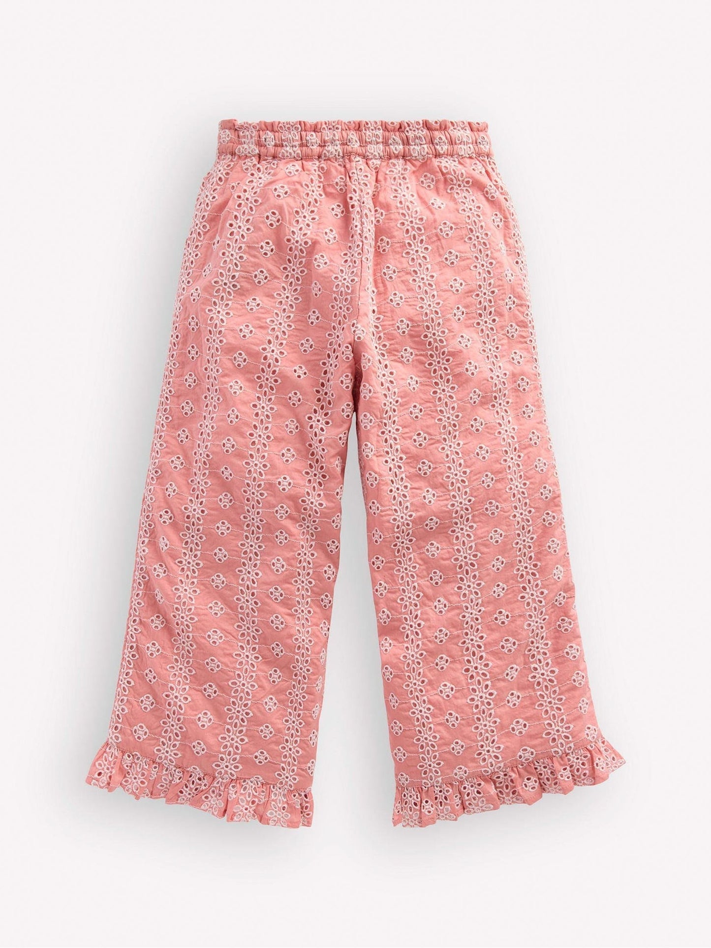 Boden Pink Frill Hem Trousers image 3