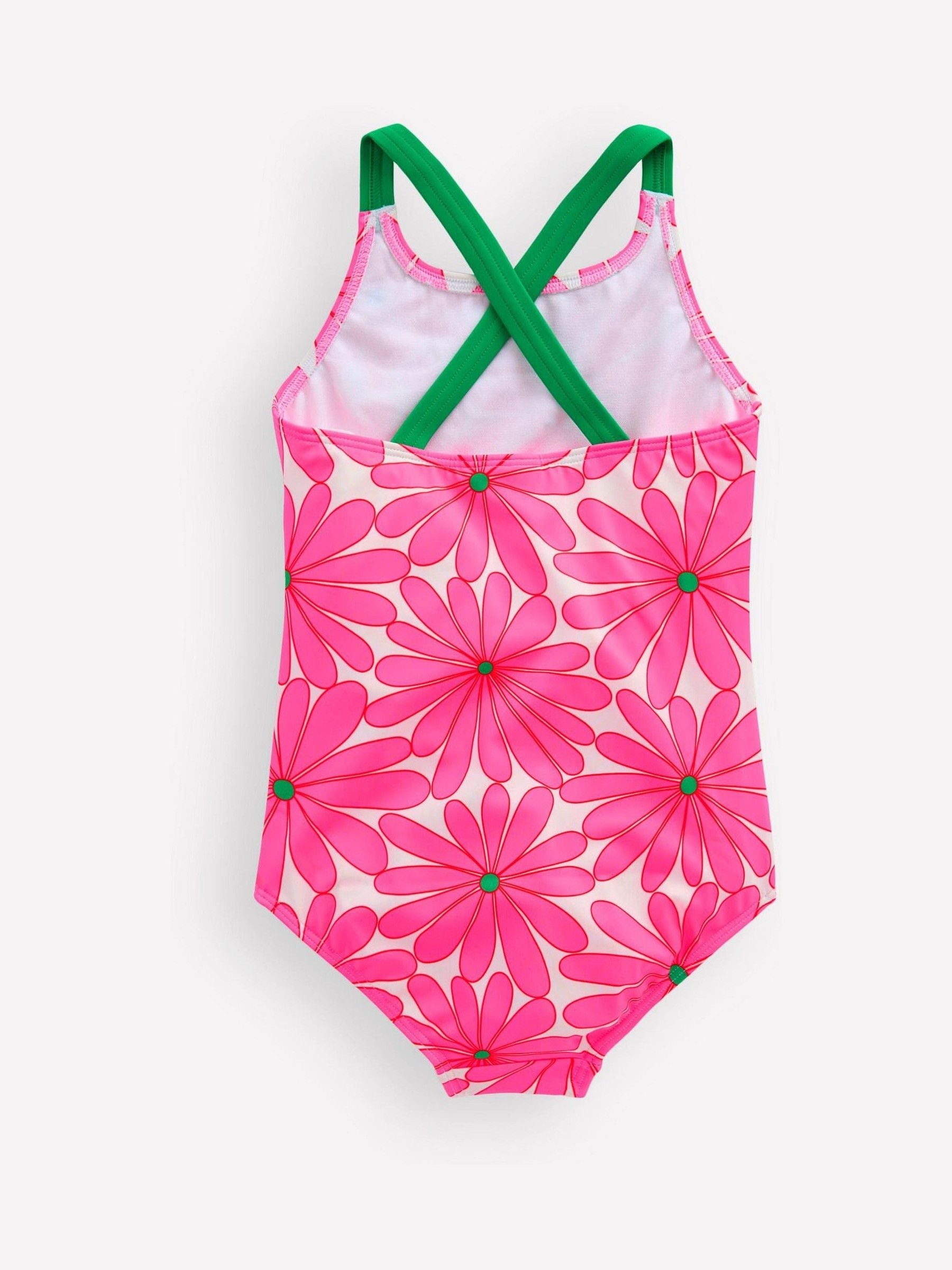 Boden Pink Cross-back Printed Swimsuit image 2