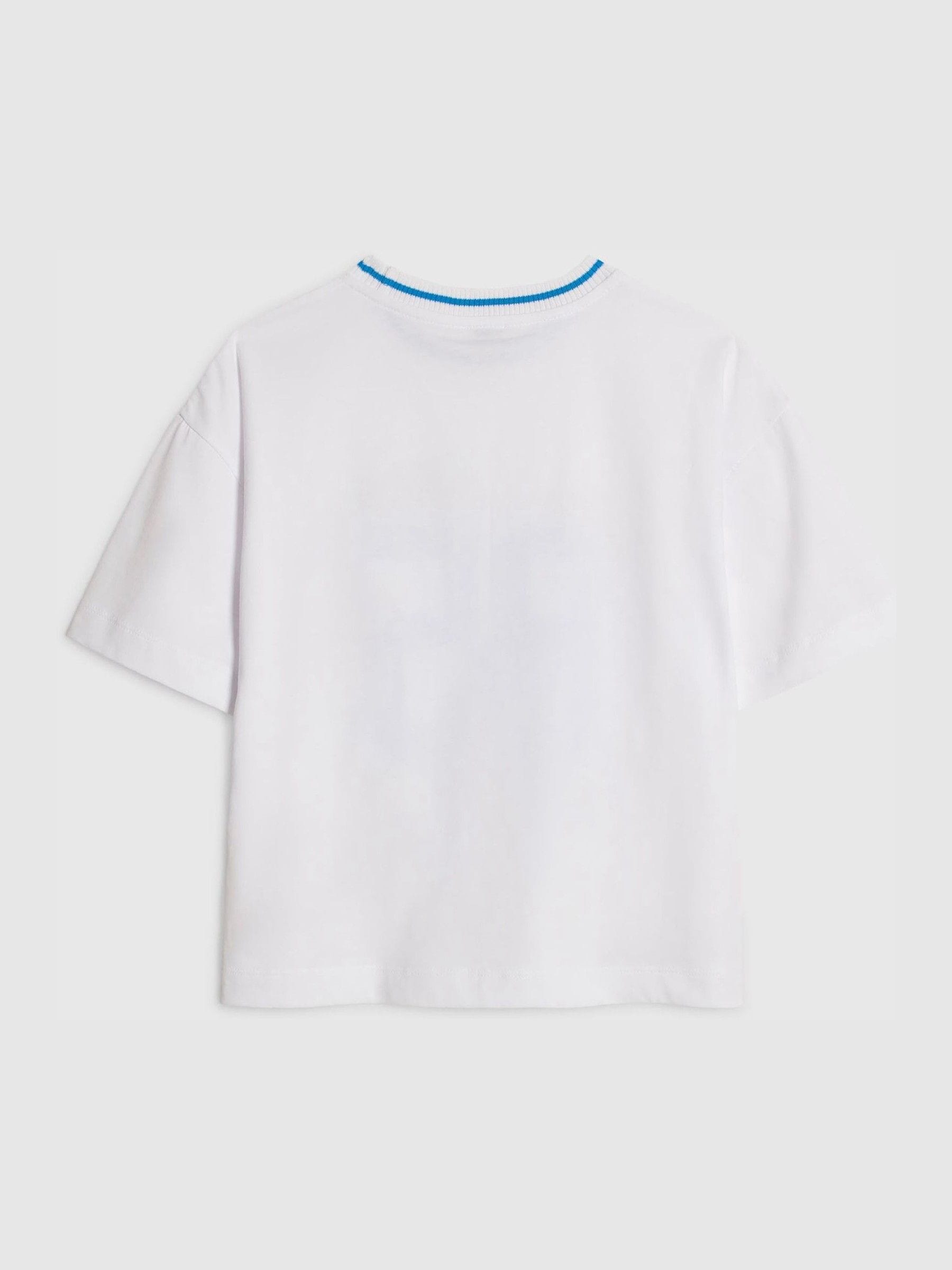 Dsiney Kidz - River Island White 85 Hotfix Boyfriend T-Shirt image 2