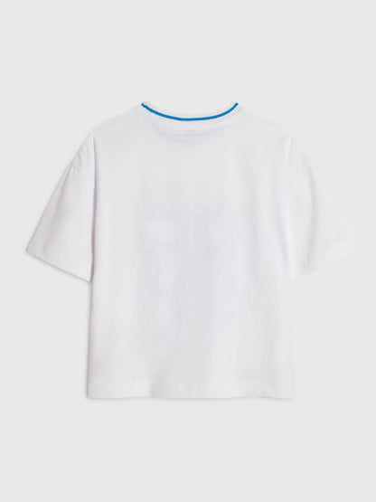 Dsiney Kidz - River Island White 85 Hotfix Boyfriend T-Shirt image 2