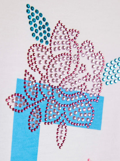 Dsiney Kidz - River Island White 85 Hotfix Boyfriend T-Shirt image 3