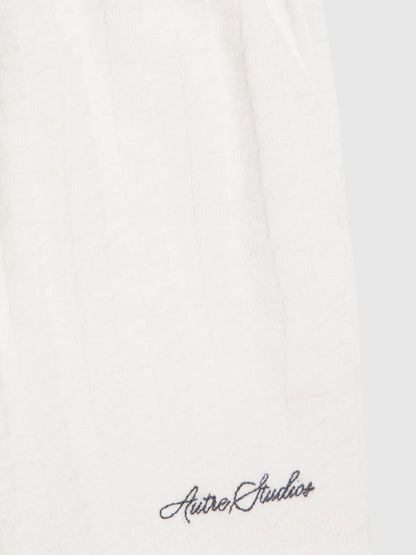 River Island White Slim Fit Polo Shirt & Shorts Set image 4