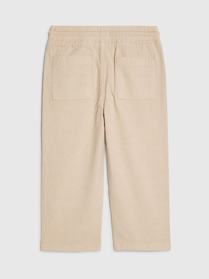 River Island Natural Regular Fit Pull On Trousers image 2