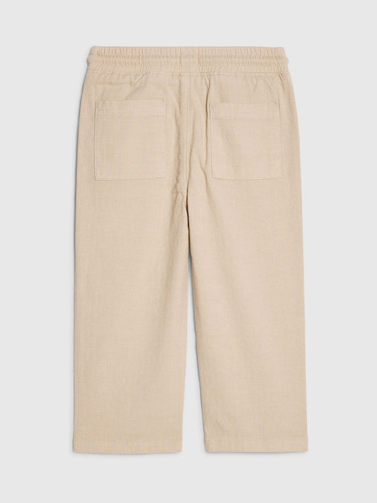 River Island Natural Regular Fit Pull On Trousers image 2