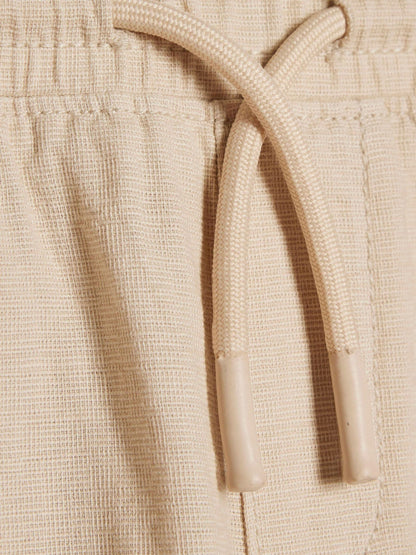 River Island Natural Regular Fit Pull On Trousers image 3