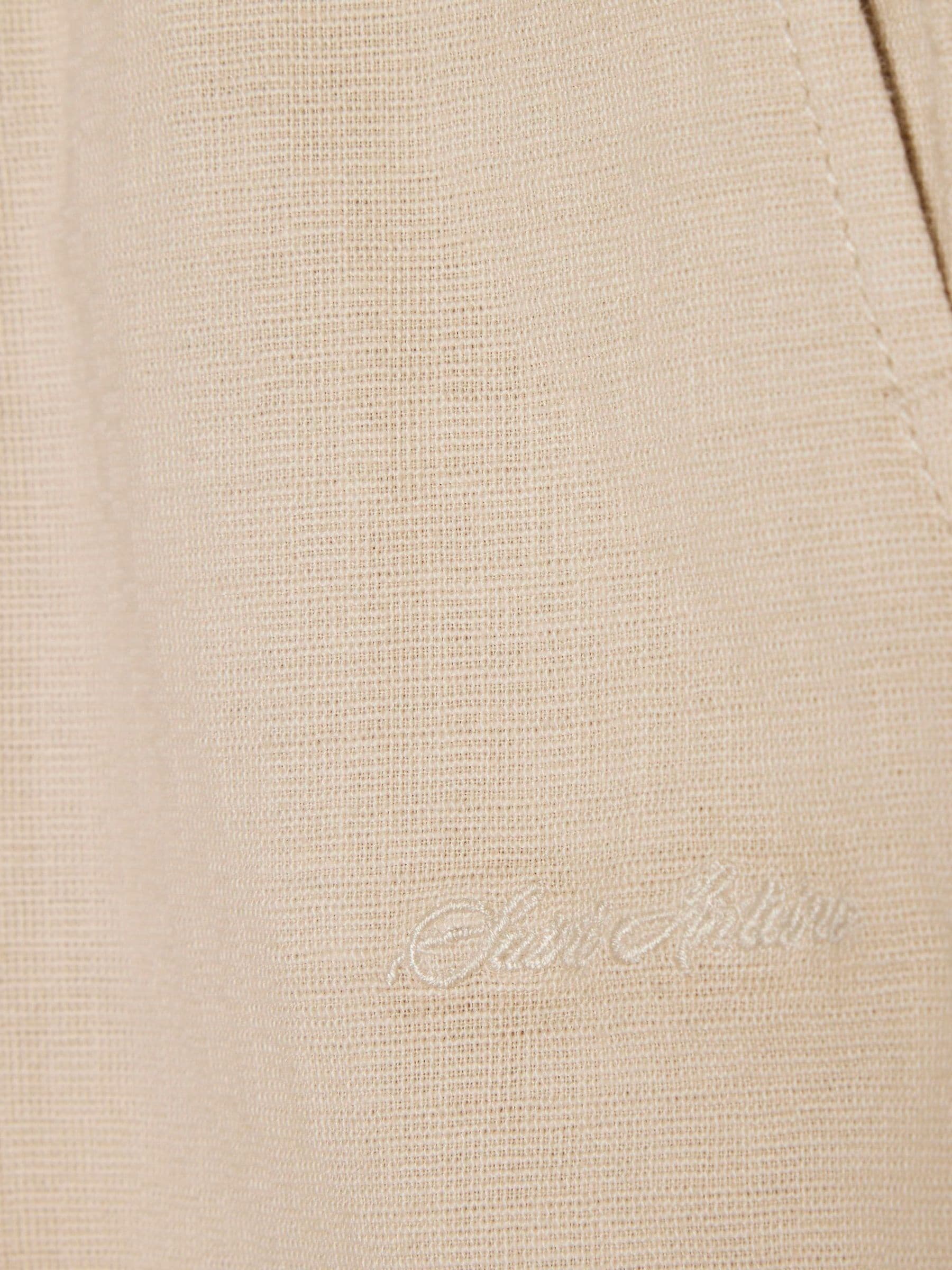 River Island Natural Regular Fit Pull On Trousers image 4