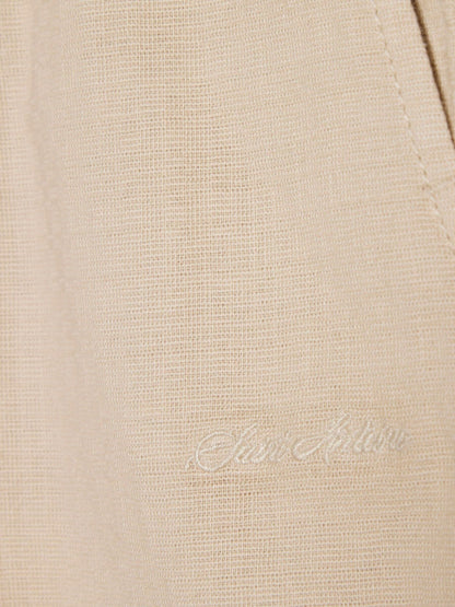 River Island Natural Regular Fit Pull On Trousers image 4
