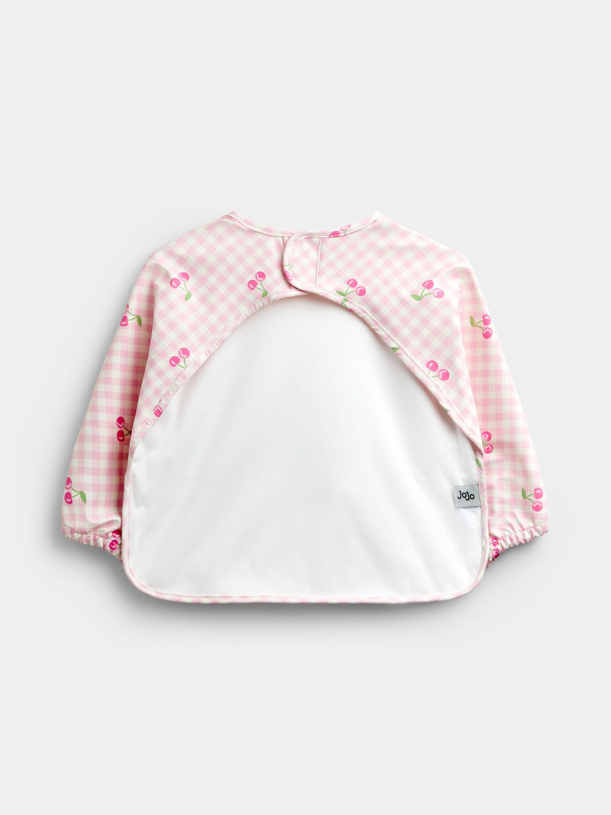 JoJo Maman Bébé Pink Cherries 2-Pack Sleeve Bib Set - image 4