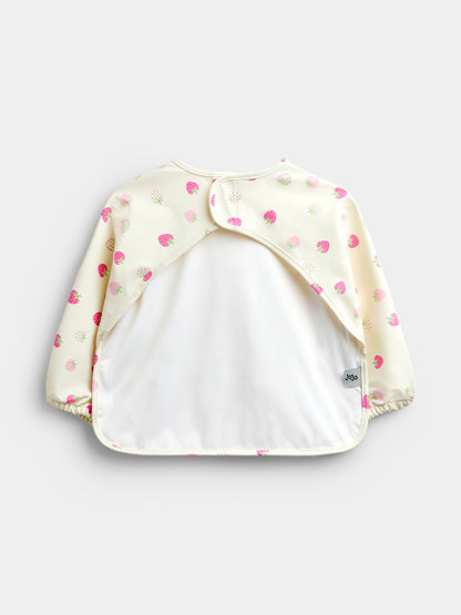 JoJo Maman Bébé Pink Cherries 2-Pack Sleeve Bib Set - image 5