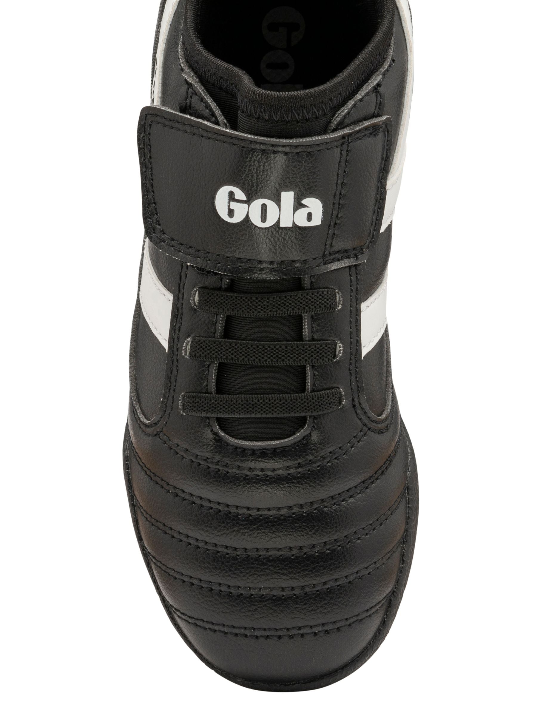 Gola Black/White Ceptor Turf QF Microfibre Quick Fasten Football Trainers image 4