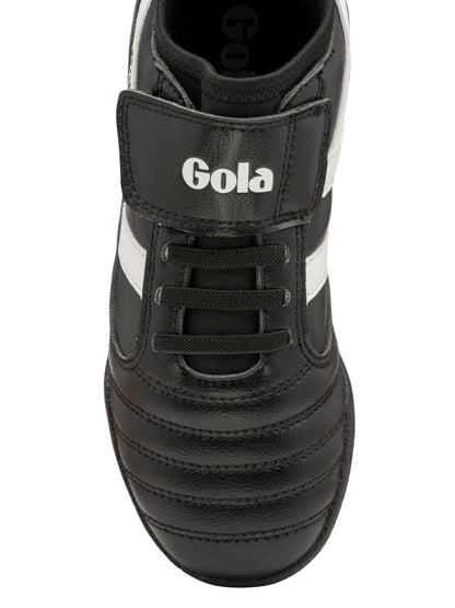 Gola Black/White Ceptor Turf QF Microfibre Quick Fasten Football Trainers image 4