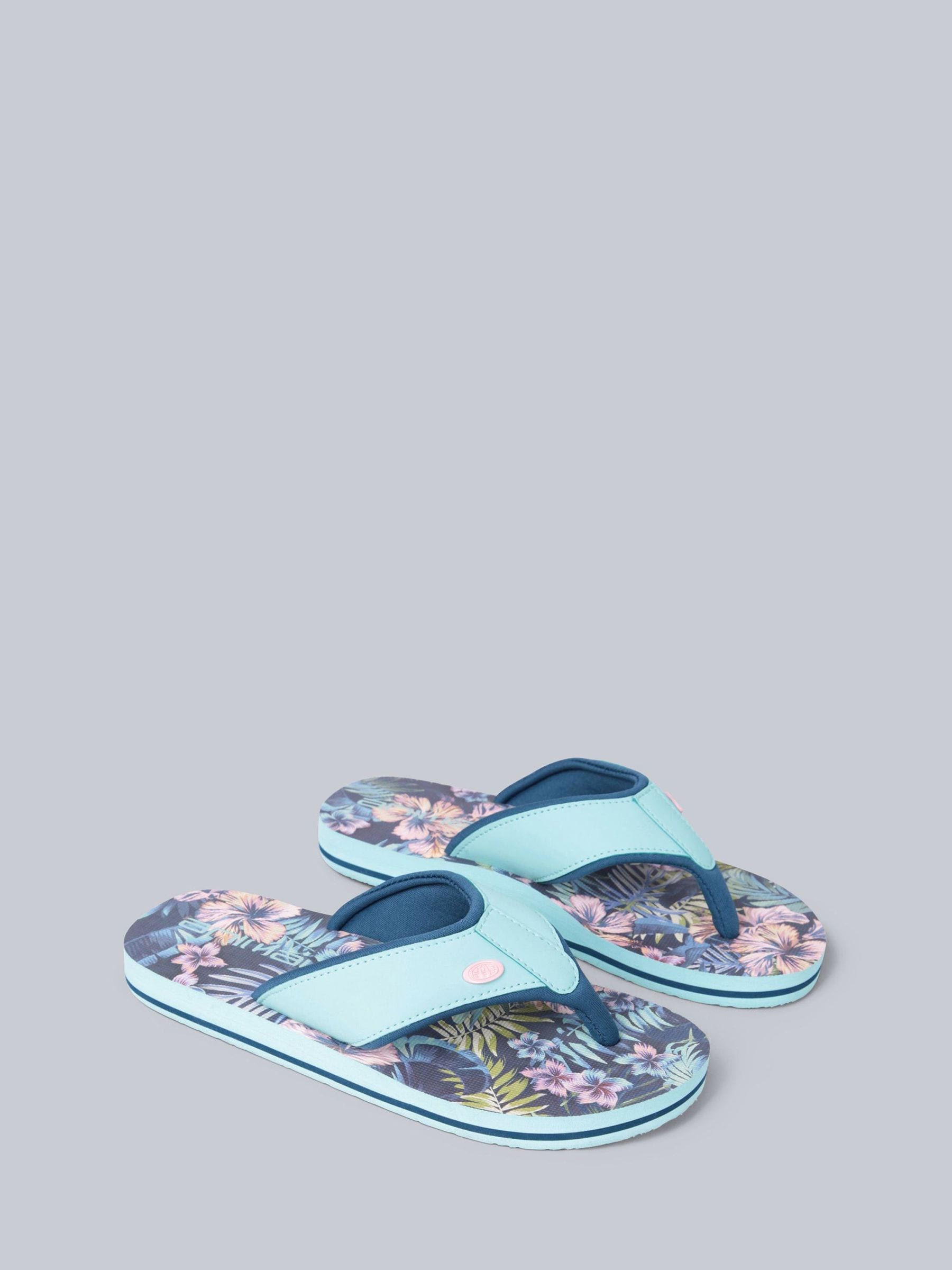 Animal Green Swish Flip Flops image 1