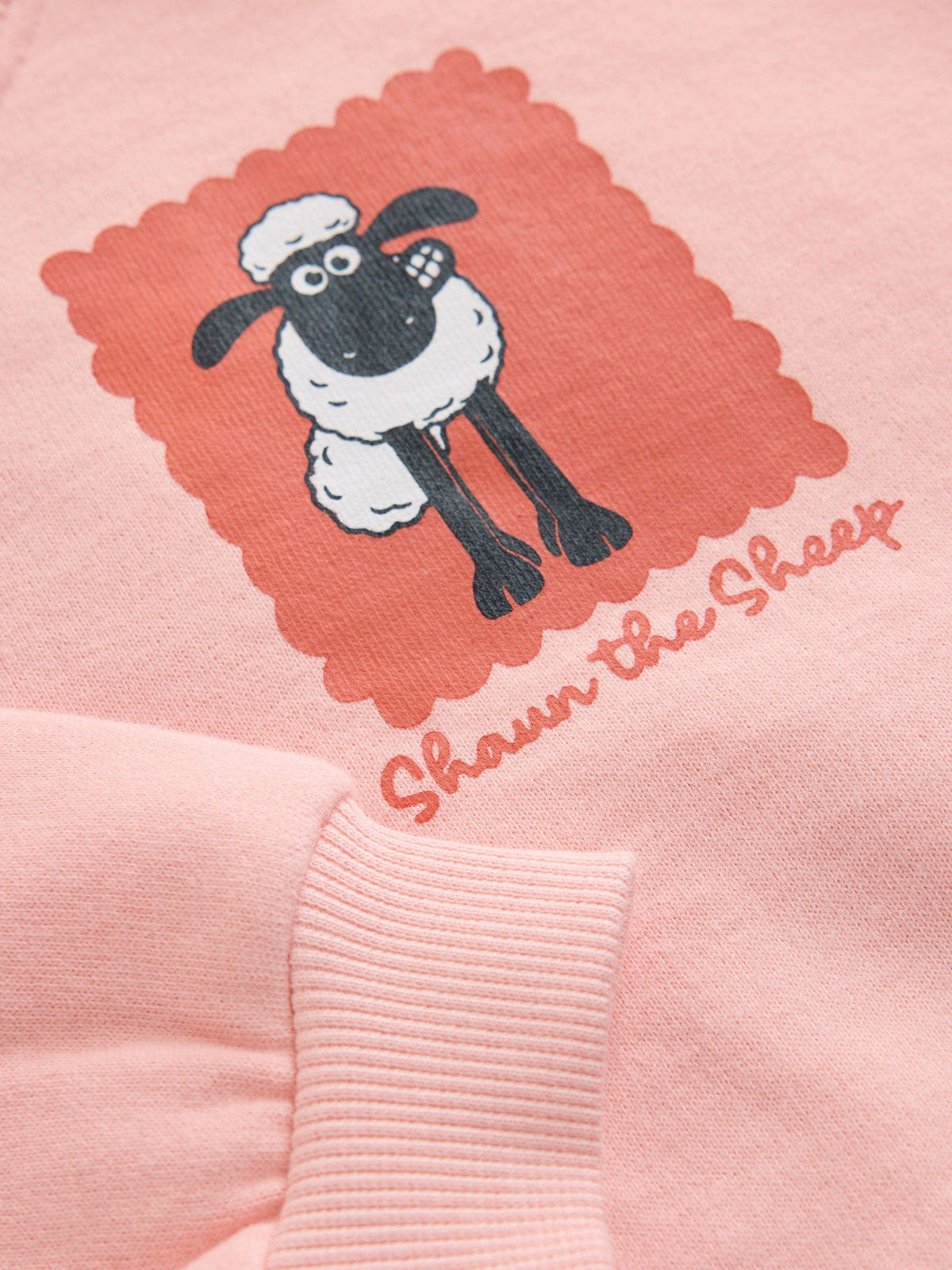 Coral Pink Shaun the Sheep Crew Neck Sweatshirt (9mths-7yrs) - image 7
