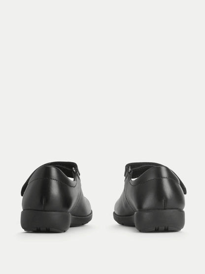 Start-Rite Black Bow Rip-Tape Mary-Jane Pretty Primary School Shoes image 5