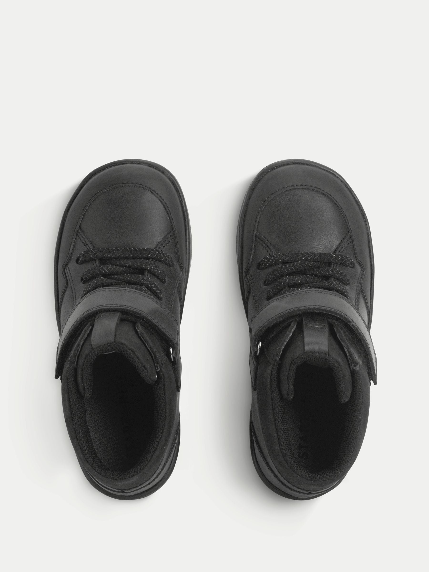 Start Rite Black Sporty Orbit Casual Rip-Tape Low Rise Laced Boots image 2