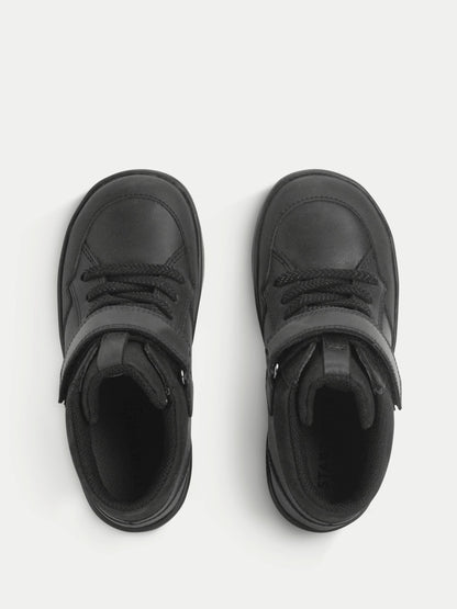 Start Rite Black Sporty Orbit Casual Rip-Tape Low Rise Laced Boots image 2