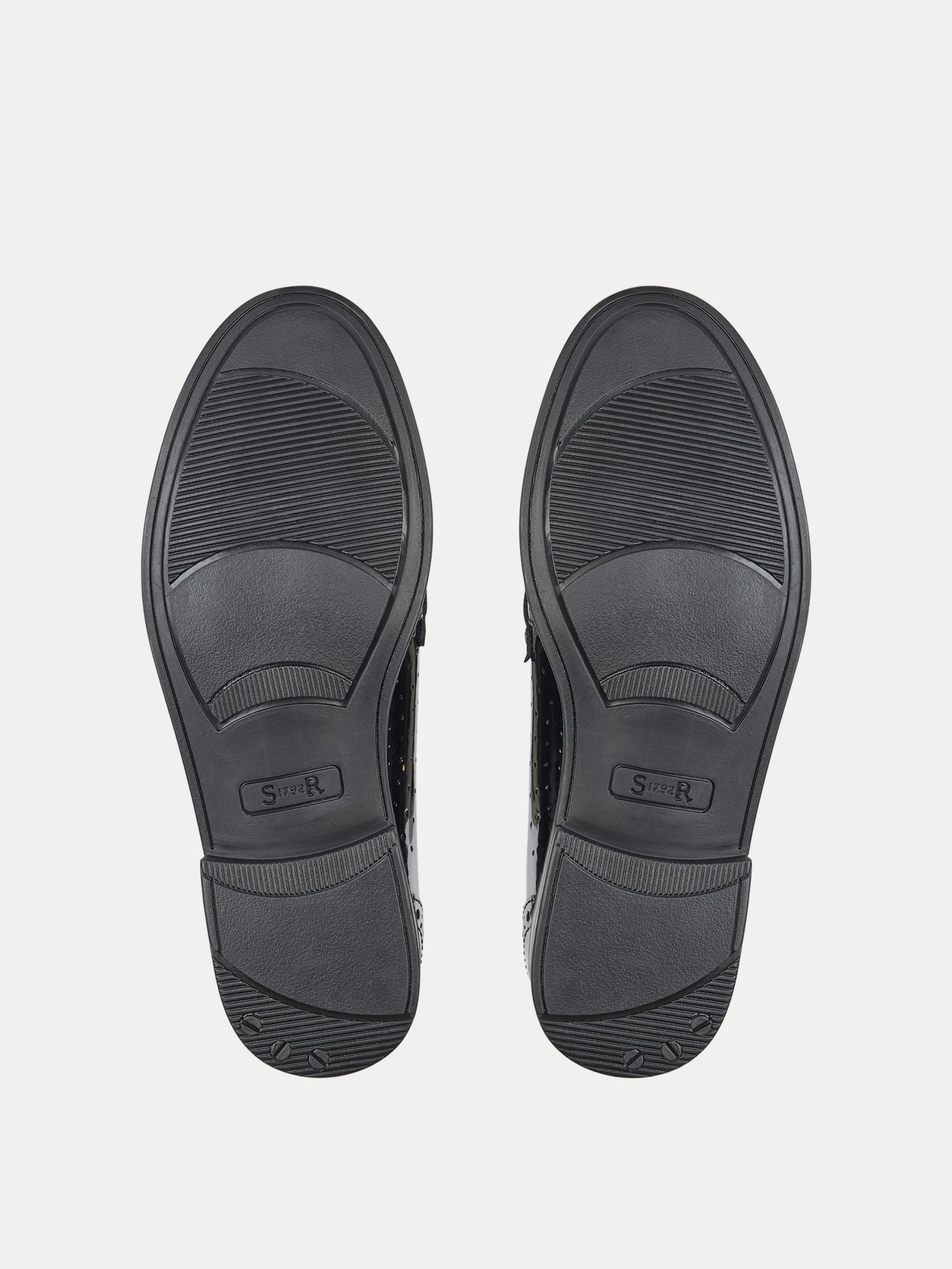Start-Rite Black Sketch Slip-On Tassle Loafer Senior School Shoes image 6