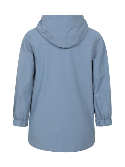 Dsiney Kidz - Mountain Warehouse Blue April Kids Long Waterproof Jacket image 3