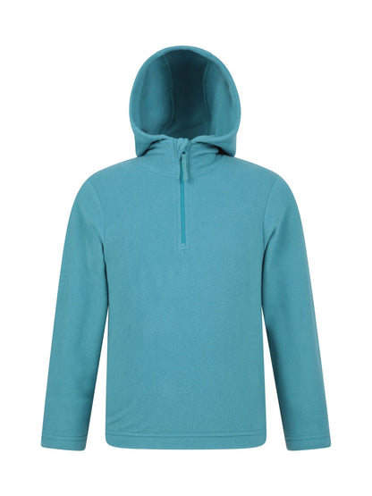 Dsiney Kidz - Mountain Warehouse Teal Blue Camber II Fleece Hoodie image 1
