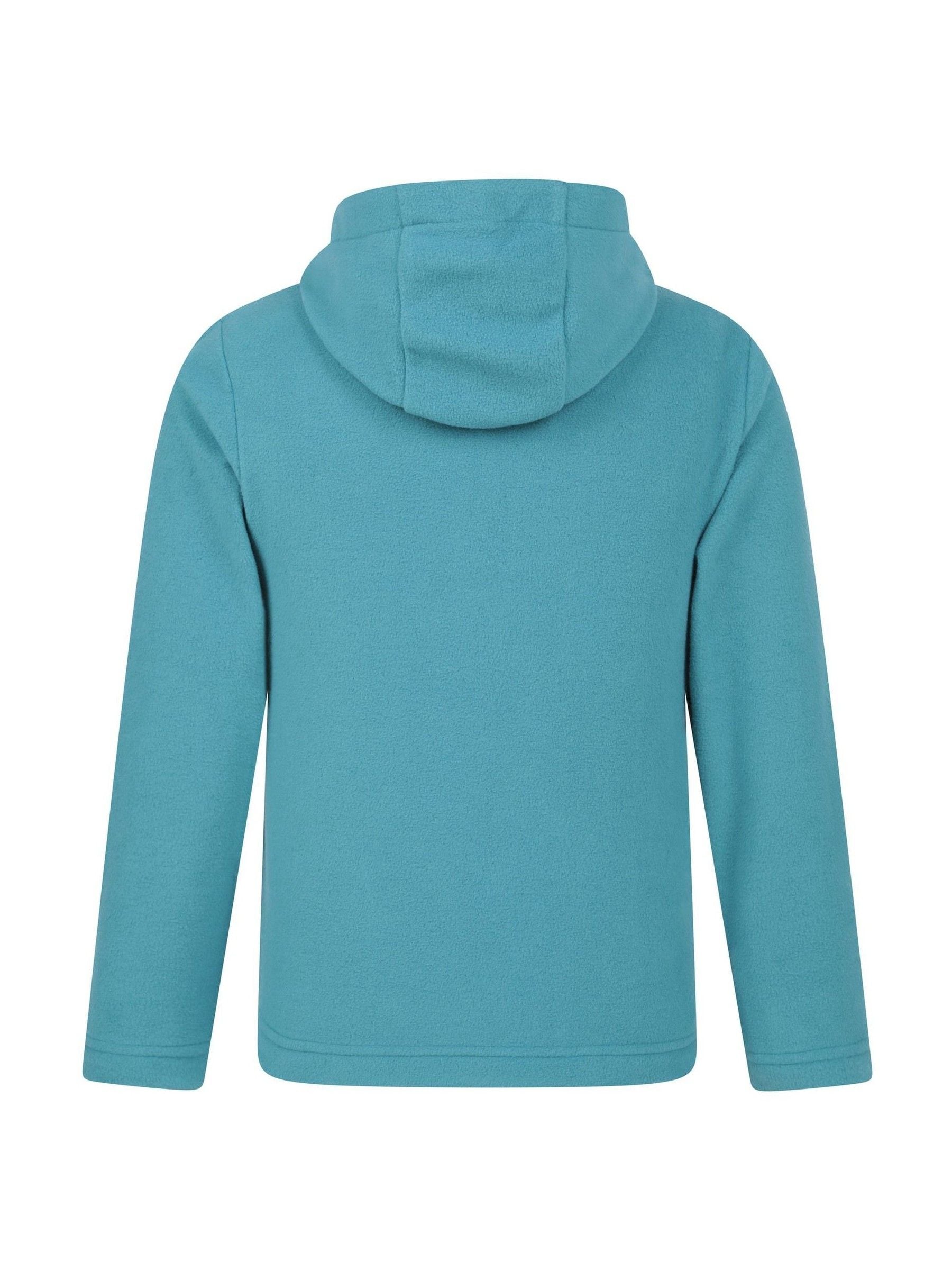 Dsiney Kidz - Mountain Warehouse Teal Blue Camber II Fleece Hoodie image 2