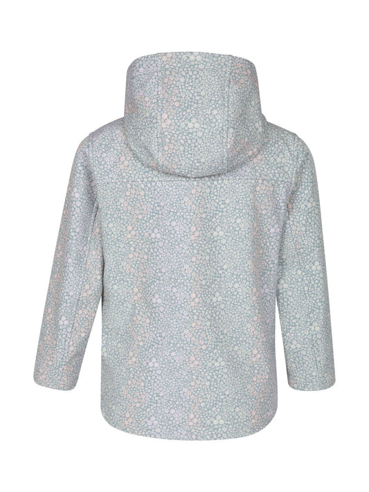 Dsiney Kidz - Mountain Warehouse Mint Green Exodus Kids Printed Water-Resistant Softshell Jacket image 2