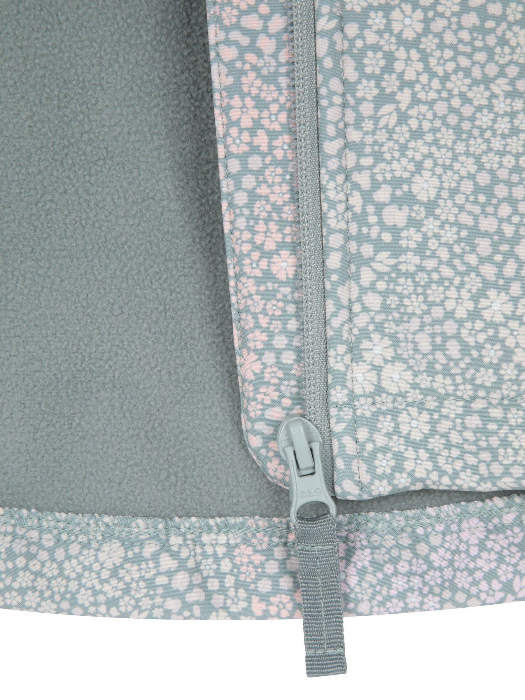 Dsiney Kidz - Mountain Warehouse Mint Green Exodus Kids Printed Water-Resistant Softshell Jacket image 4