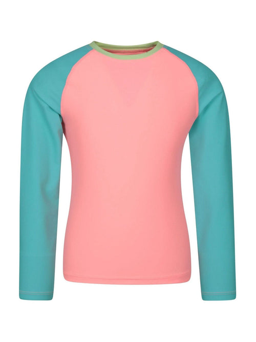 Dsiney Kidz - Mountain Warehouse Pink Quick Drying UV Max Long Sleeved Rash Vest image 1