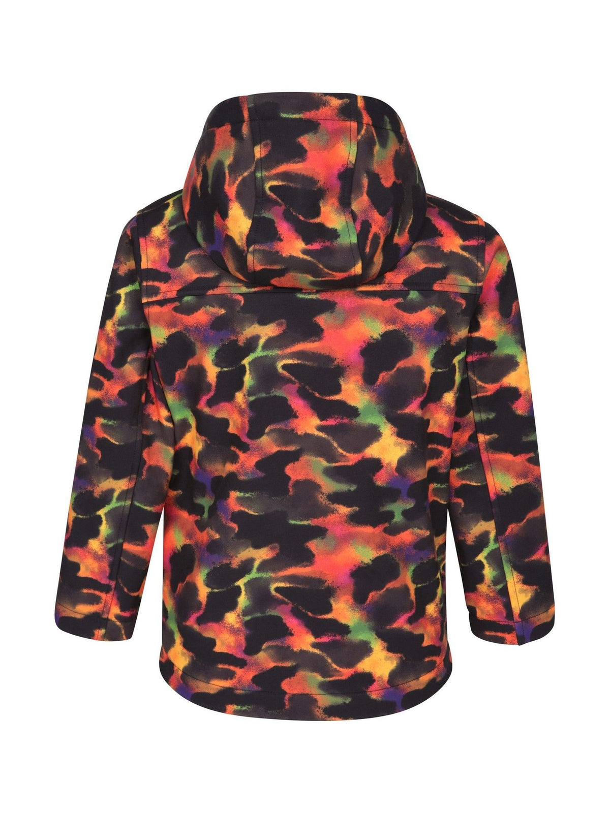 Dsiney Kidz - Mountain Warehouse Orange Exodus Kids Printed Water-Resistant Softshell Jacket image 2